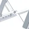 StarTech.com suporte de laptop dobrável, suporte de laptop ergonómico portátil com altura ajustável, estrutura de alumínio ventilada suporta 10 kg, inclinável/elevável/angular para laptop/tablet, design dobrável
