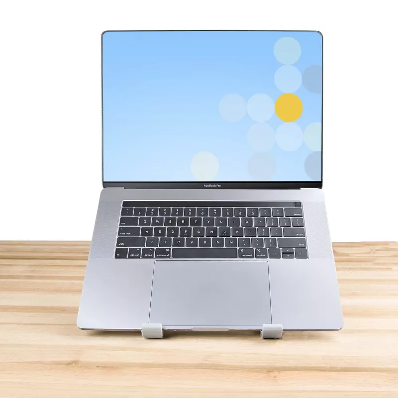 StarTech.com suporte de laptop dobrável, suporte de laptop ergonómico portátil com altura ajustável, estrutura de alumínio ventilada suporta 10 kg, inclinável/elevável/angular para laptop/tablet, design dobrável