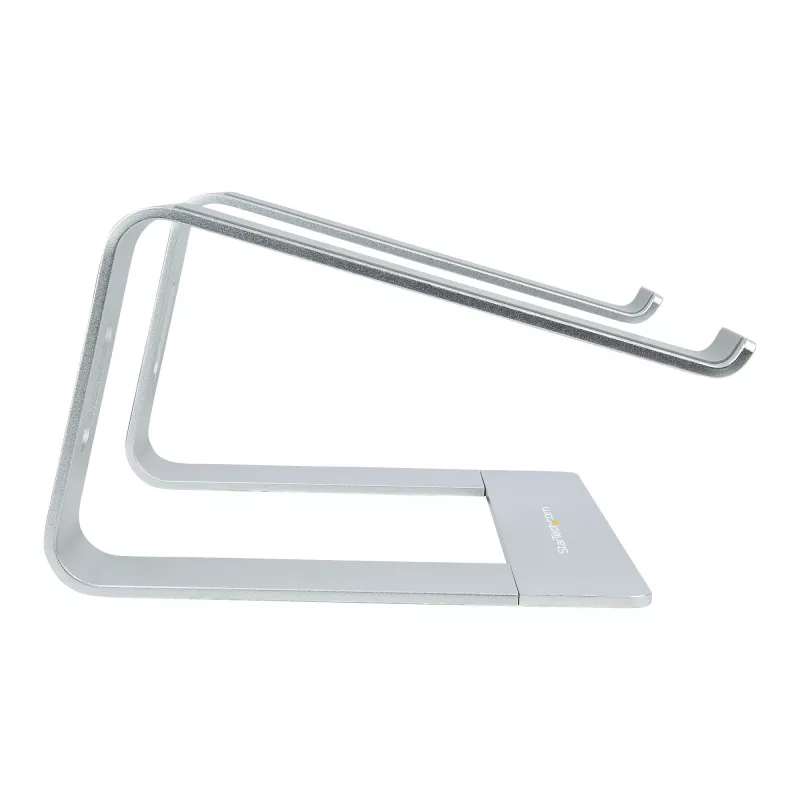 StarTech.com suporte de laptop para secretária, suporta 5 kg/11 lb, alumínio, prateado, elevação ergonómica de laptop, suporte de laptop portátil, suporte para computador para MacBook Air/Pro, Dell XPS, Lenovo