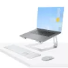 StarTech.com suporte de laptop para secretária, suporta 5 kg/11 lb, alumínio, prateado, elevação ergonómica de laptop, suporte de laptop portátil, suporte para computador para MacBook Air/Pro, Dell XPS, Lenovo