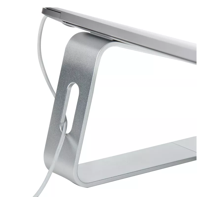 StarTech.com suporte de laptop para secretária, suporta 5 kg/11 lb, alumínio, prateado, elevação ergonómica de laptop, suporte de laptop portátil, suporte para computador para MacBook Air/Pro, Dell XPS, Lenovo