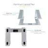 StarTech.com suporte de laptop para secretária, suporta 5 kg/11 lb, alumínio, prateado, elevação ergonómica de laptop, suporte de laptop portátil, suporte para computador para MacBook Air/Pro, Dell XPS, Lenovo