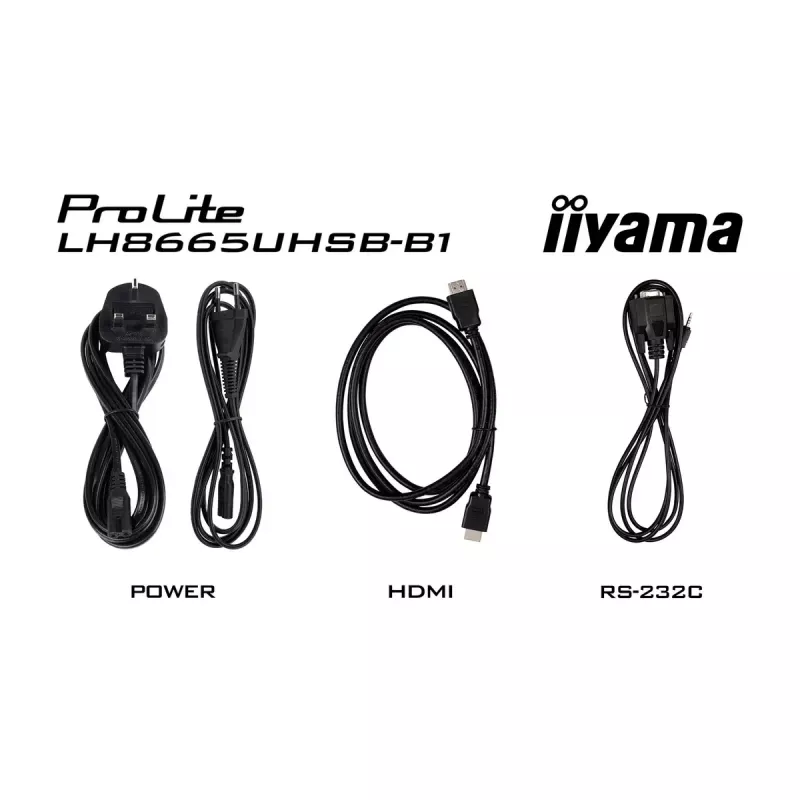 iiyama LH8665UHSB-B1 ecrã de sinalização quiosque 2,18 m (86 polegadas) LED Wi-Fi 800 cd/m² 4K Ultra HD preto processador integrado Android 11 24/7