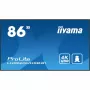 iiyama LH8665UHSB-B1 ecrã de sinalização quiosque 2,18 m (86 polegadas) LED Wi-Fi 800 cd/m² 4K Ultra HD preto processador integrado Android 11 24/7