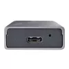 StarTech.com caixa USB-C 10 Gbit/s para M.2 NVMe ou M.2 SATA SSD – caixa externa de alumínio sem ferramentas para M.2 PCIe/SATA NGFF SSD – cabo host USB Type-C e Type-A – suporta 2230/2242/2260/2280