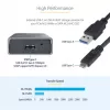 StarTech.com caixa USB-C 10 Gbit/s para M.2 NVMe ou M.2 SATA SSD – caixa externa de alumínio sem ferramentas para M.2 PCIe/SATA NGFF SSD – cabo host USB Type-C e Type-A – suporta 2230/2242/2260/2280