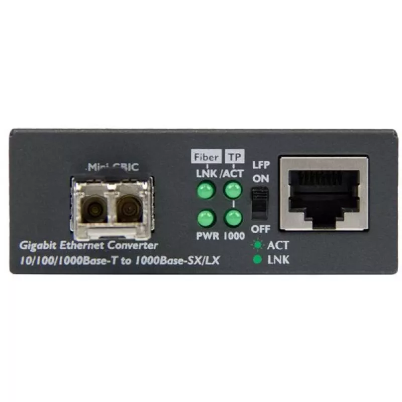 Conversor de fibra para Gigabit Ethernet StarTech.com - Compacto - 850nm MM LC - 550m