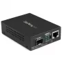 Conversor de fibra para Gigabit Ethernet StarTech.com com slot SFP aberto