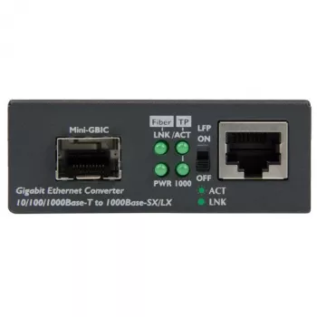 Conversor de fibra para Gigabit Ethernet StarTech.com com slot SFP aberto