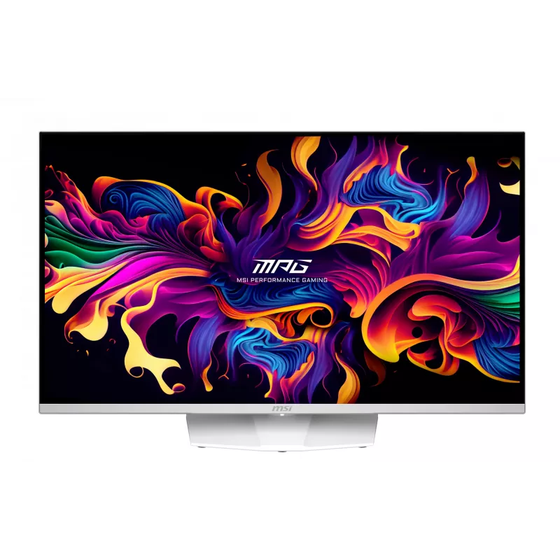 Monitor de computador MSI MPG 321URXW QD-OLED 80 cm (31,5 polegadas) 3840 x 2160 píxeis 4K Ultra HD branco