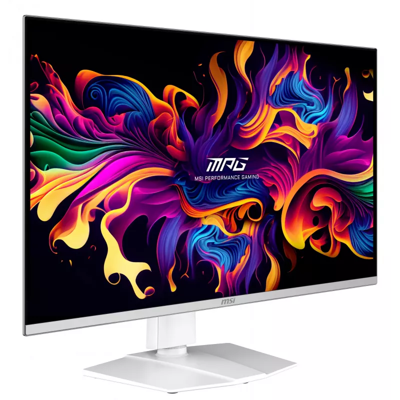 Monitor de computador MSI MPG 321URXW QD-OLED 80 cm (31,5 polegadas) 3840 x 2160 píxeis 4K Ultra HD branco