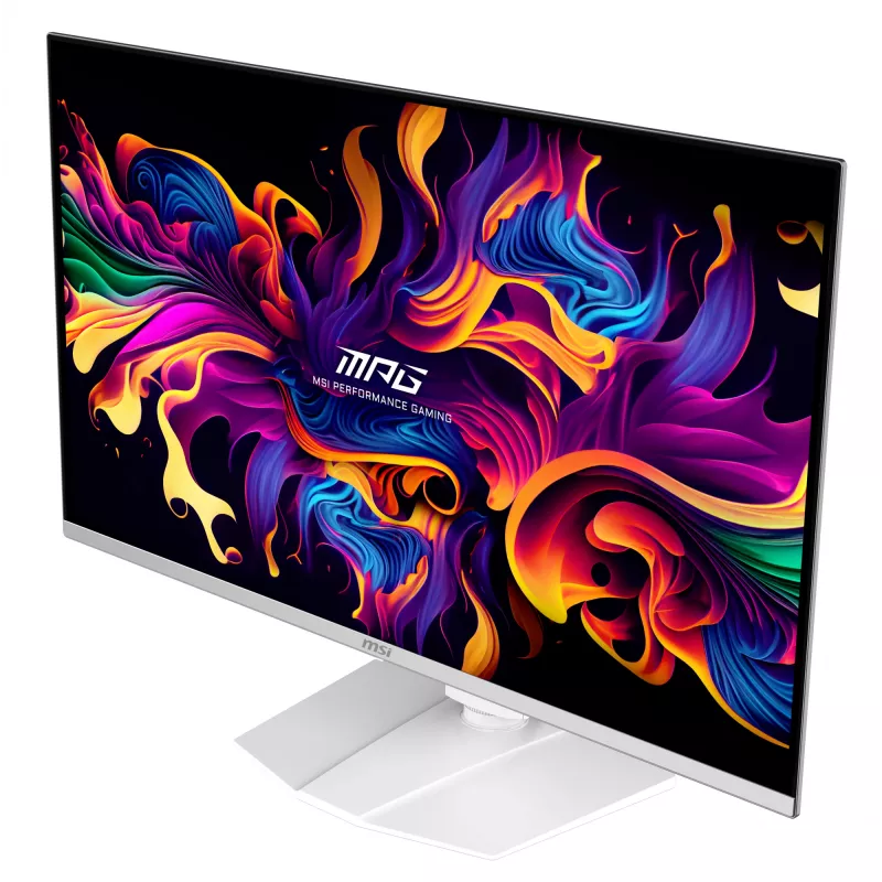 Monitor de computador MSI MPG 321URXW QD-OLED 80 cm (31,5 polegadas) 3840 x 2160 píxeis 4K Ultra HD branco