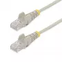 StarTech.com Cabo CAT6 de 3 m - fino - fichas RJ45 sem patilhas - Cinzento