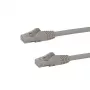 StarTech.com Cabo Ethernet CAT6 de 10 m – Cinzento – Cabo Gigabit Ethernet CAT 6 – 250 MHz 100 W PoE RJ45 UTP de rede/patch, proteção das patilhas com alívio de tensão, testado individualmente