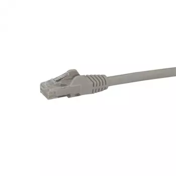 StarTech.com Cabo Ethernet CAT6 de 10 m – Cinzento – Cabo Gigabit Ethernet CAT 6 – 250 MHz 100 W PoE RJ45 UTP de rede/patch, proteção das patilhas com alívio de tensão, testado individualmente