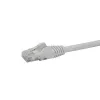StarTech.com Cabo Ethernet CAT6 de 1 m – Branco Cabo Gigabit Ethernet CAT 6 – 250 MHz 100 W PoE RJ45 UTP de rede/patch, proteção das patilhas com alívio de tensão, testado individualmente