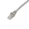 StarTech.com Cabo Ethernet CAT6 de 2 m – Cinzento, Cabo Gigabit Ethernet CAT 6 – 250 MHz, 100 W PoE, RJ45, UTP, de rede/patch, proteção das patilhas com alívio de tensão, testado individualmente