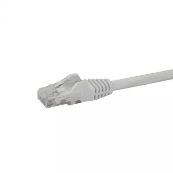 StarTech.com Cabo Ethernet CAT6 de 7m - Branco Cabo Gigabit Ethernet CAT 6 - 250MHz 100W PoE RJ45 UTP de rede/patch sem patilhas com alívio de tensão testado individualmente