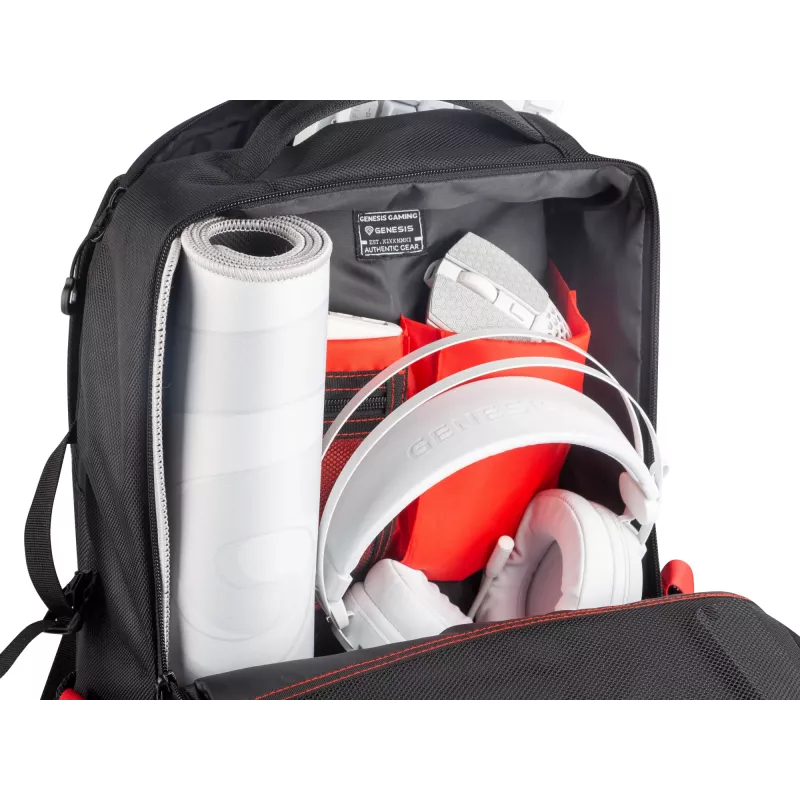 Mochila GENESIS Pallad 410 Preta Poliéster