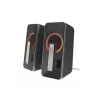 GENESIS Helium 100 BT RGB conjunto de altifalantes 10 W PC/Portátil Preto, Prateado 2.0 canais Bluetooth