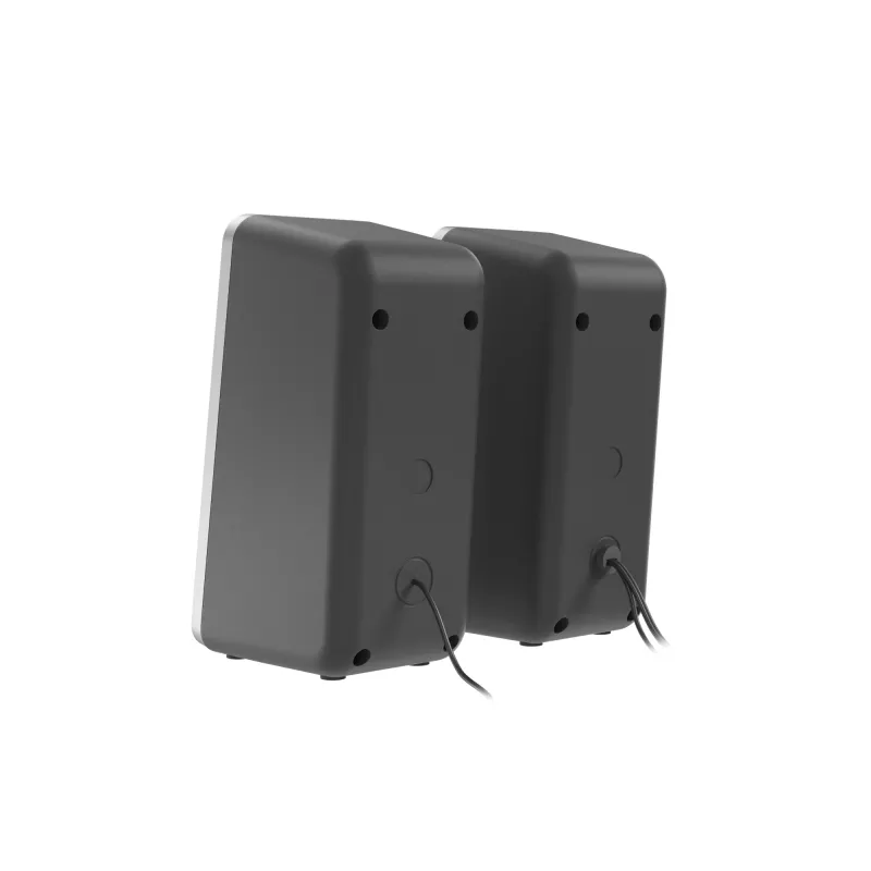 GENESIS Helium 100 BT RGB conjunto de altifalantes 10 W PC/Portátil Preto, Prateado 2.0 canais Bluetooth