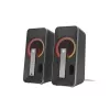 GENESIS Helium 100 BT RGB conjunto de altifalantes 10 W PC/Portátil Preto, Prateado 2.0 canais Bluetooth