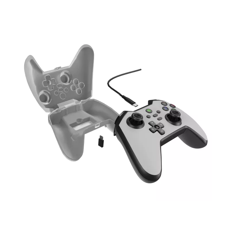 GENESIS Mangan 300 Branco USB Comando Analógico / Digital Android, Nintendo Switch, PC