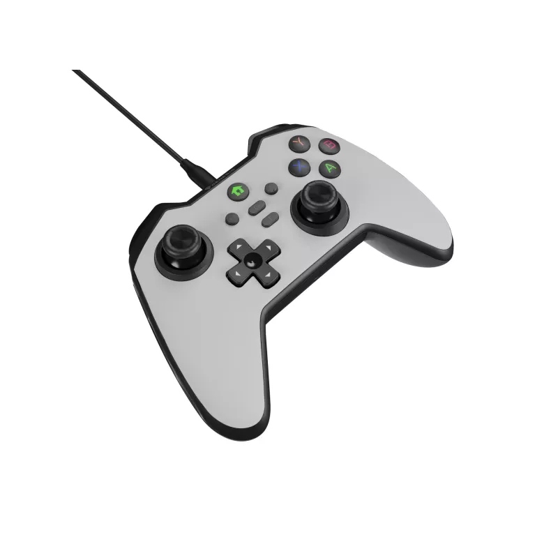GENESIS Mangan 300 Branco USB Comando Analógico / Digital Android, Nintendo Switch, PC