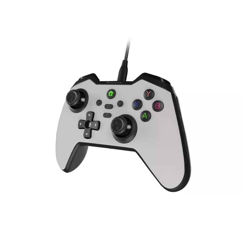 GENESIS Mangan 300 Branco USB Comando Analógico / Digital Android, Nintendo Switch, PC