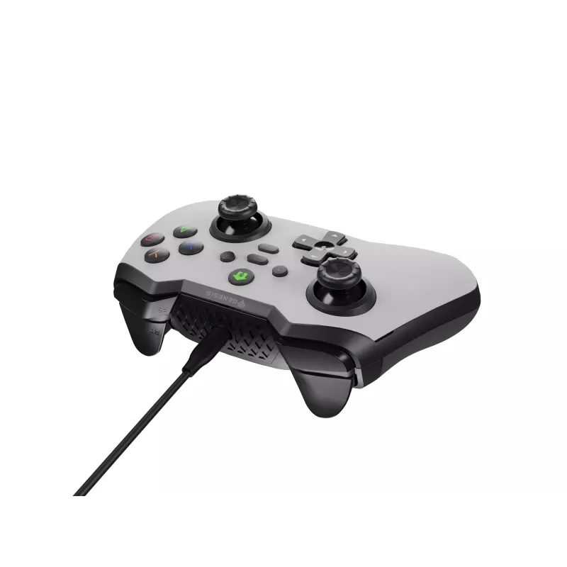 GENESIS Mangan 300 Branco USB Comando Analógico / Digital Android, Nintendo Switch, PC