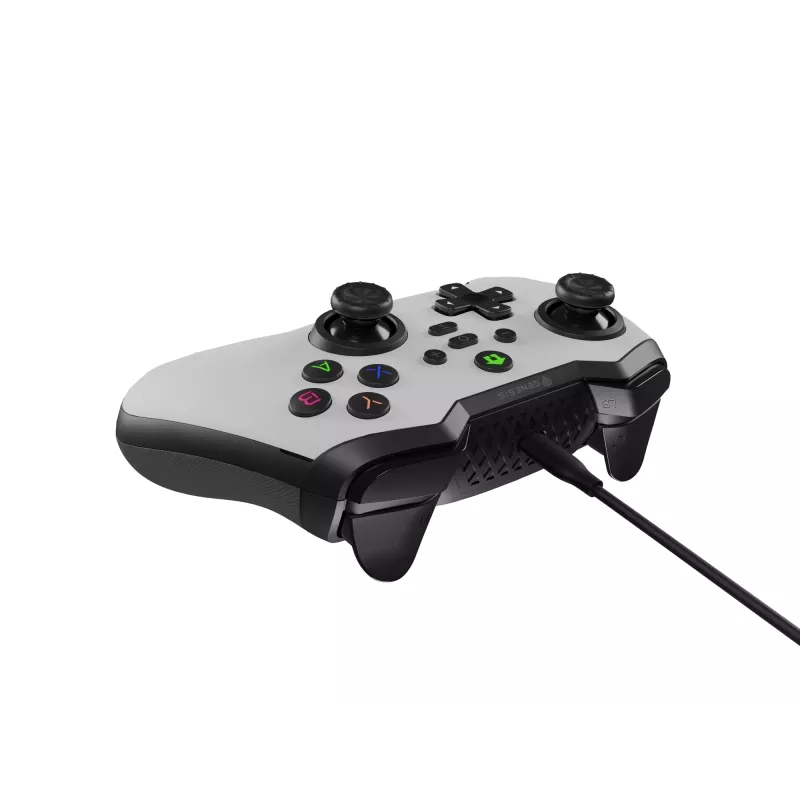 GENESIS Mangan 300 Branco USB Comando Analógico / Digital Android, Nintendo Switch, PC