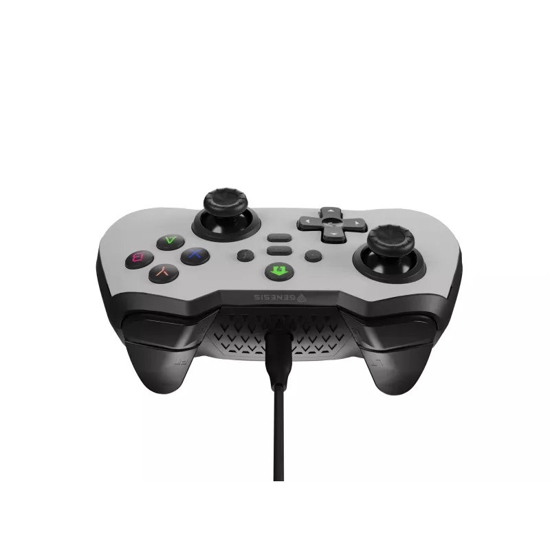 GENESIS Mangan 300 Branco USB Comando Analógico / Digital Android, Nintendo Switch, PC
