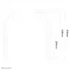 Suporte para barra de som Sonos Neomounts NS-SB100 – máx. 15 kg – montagem em ecrã