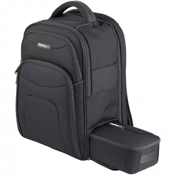 Mochila para portátil StarTech.com 15,6 polegadas com organizador de acessórios removível - Mochila profissional IT-Tech para trabalho/viagens/deslocações - Bolsa de computador ergonómica - Nylon balístico resistente - Compartimentos para portátil/tablet