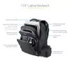 Mochila para portátil StarTech.com 15,6 polegadas com organizador de acessórios removível - Mochila profissional IT-Tech para trabalho/viagens/deslocações - Bolsa de computador ergonómica - Nylon balístico resistente - Compartimentos para portátil/tablet
