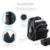 Mochila para portátil StarTech.com 15,6 polegadas com organizador de acessórios removível - Mochila profissional IT-Tech para trabalho/viagens/deslocações - Bolsa de computador ergonómica - Nylon balístico resistente - Compartimentos para portátil/tablet