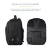 Mochila para portátil StarTech.com 17,3 polegadas com estojo organizador de acessórios removível – Mochila profissional IT-Tech para trabalho/viagens/deslocações – Bolsa de computador ergonómica – Nylon balístico robusto – Compartimentos para portátil/tablet