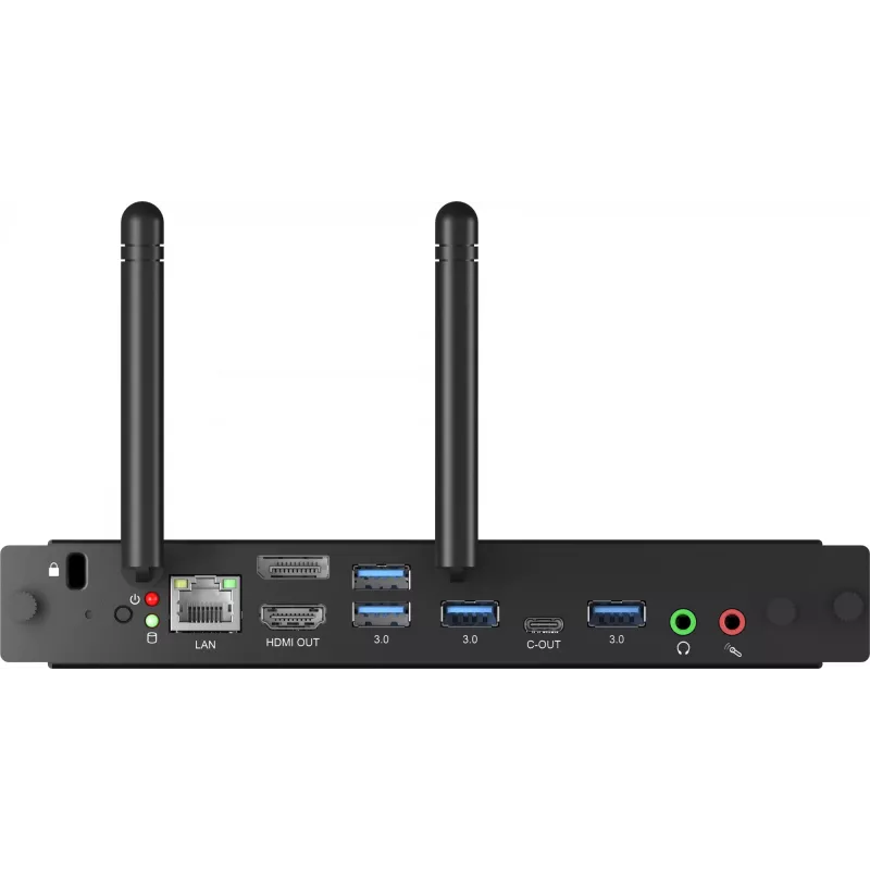 iiyama OPC51204BC-1 PC/estação de trabalho Intel® Core™ i5 i5-12450H 8 GB DDR4-SDRAM 256 GB SSD Windows 11 IoT Enterprise Mini-PC preto