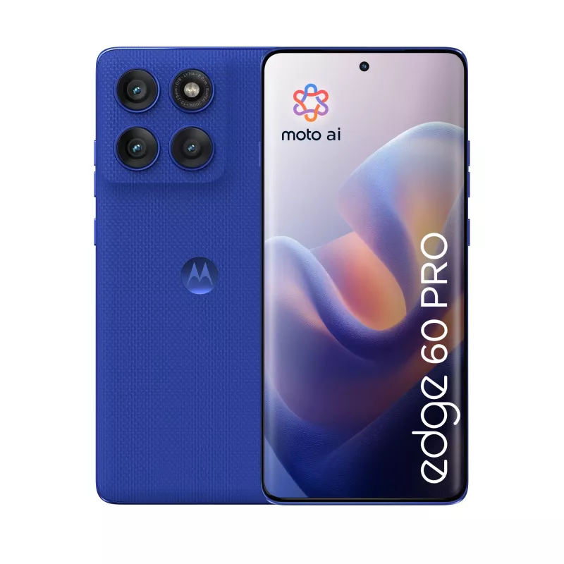 Motorola edge 60 pro 16,9 cm (6,67 polegadas) Dual SIM Android 15 5G USB Type-C 12 GB 512 GB 6000 mAh azul