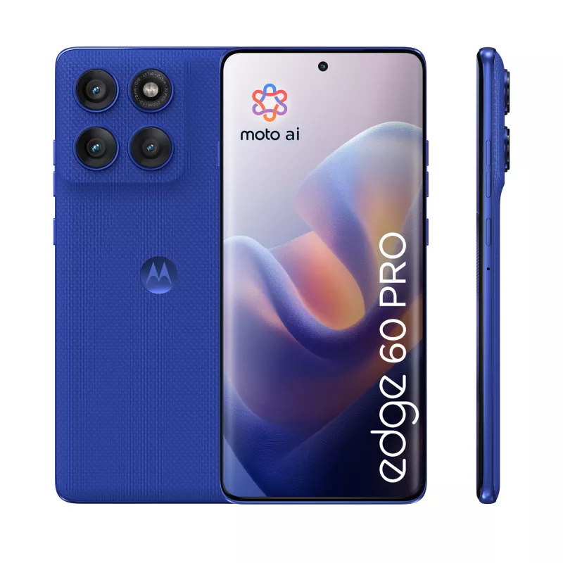 Motorola edge 60 pro 16,9 cm (6,67 polegadas) Dual SIM Android 15 5G USB Type-C 12 GB 512 GB 6000 mAh azul
