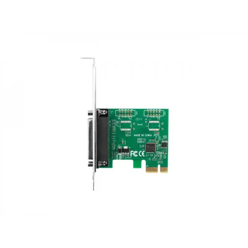 Lanberg PCE-LPT-001 placa PCIe com porta paralela LPT (DB25), suporte de perfil baixo