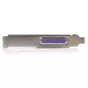 StarTech.com Placa PCIe paralela de 1 porta - Placa adaptadora PCI Express para paralela DB25 - Controlador LPT de expansão para desktop para impressora, scanner e plotter - SPP/ECP - Perfil standard/low profile