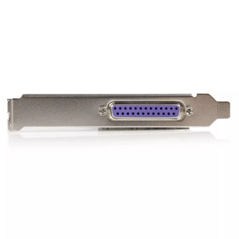 StarTech.com Placa PCIe paralela de 1 porta - Placa adaptadora PCI Express para paralela DB25 - Controlador LPT de expansão para desktop para impressora, scanner e plotter - SPP/ECP - Perfil standard/low profile