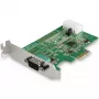 StarTech.com Adaptador série RS232 PCI Express de 1 porta - Controlador anfitrião série RS232 PCIe - PCIe para série DB9 - UART 16950 - Placa de expansão low profile - Windows e Linux