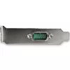 StarTech.com Adaptador série RS232 PCI Express de 1 porta - Controlador anfitrião série RS232 PCIe - PCIe para série DB9 - UART 16950 - Placa de expansão low profile - Windows e Linux