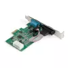 StarTech.com Adaptador série RS232 PCI Express de 2 portas - Controlador anfitrião série RS232 PCIe - Placa PCIe para série dupla DB9 - UART 16950 - Placa de expansão - Windows e Linux
