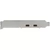 StarTech.com Placa PCIe USB 3.2 Gen 2 de 2 portas, placa controladora USB-C 10Gbps SuperSpeed PCI Express 3.0 x4, placa adaptadora USB Type-C, apenas dados, Windows/macOS/Linux, TAA