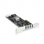 StarTech.com Placa PCIe USB 3.0 de 4 portas com 4 canais dedicados de 5 Gbit/s (USB 3.1 Gen 1) – UASP – Alimentação SATA/LP4 – Placa adaptadora PCI-Express