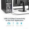 Placa PCIe StarTech.com com 4 portas USB 3.0 e 4 canais dedicados de 5 Gbps (USB 3.1 Gen 1) – UASP – alimentação SATA / LP4 – placa adaptadora PCI Express