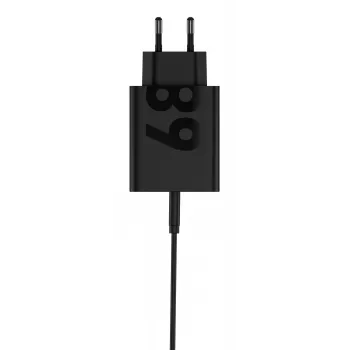 Carregador rápido AC Motorola TurboPower 68W universal preto para interior